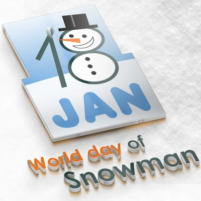 Welttag des Schneemanns
